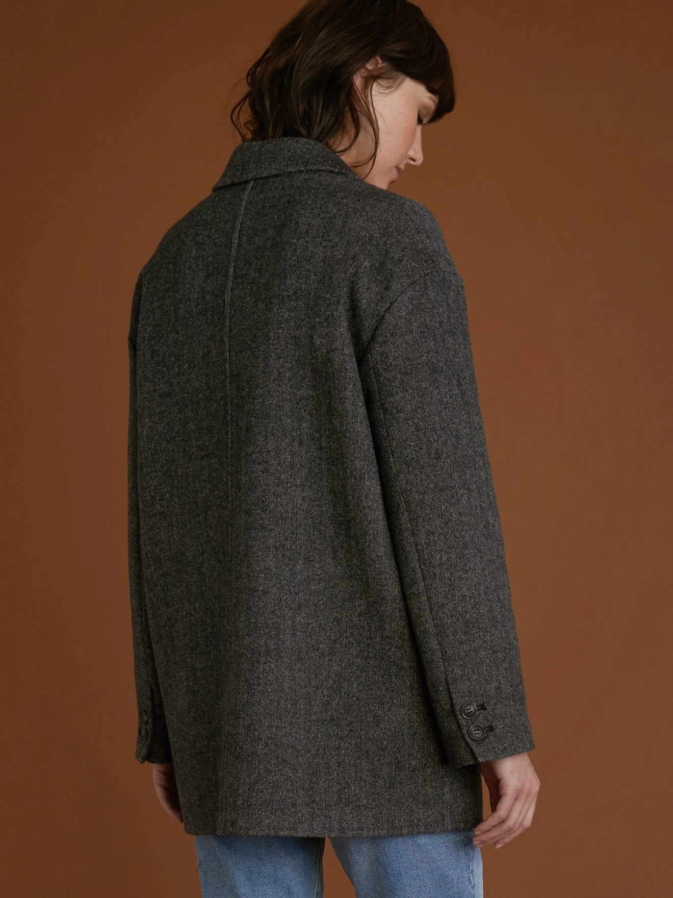 Veste Lainage Chevrons Femme 8 Veste Lainage Chevrons Femme – Image 6