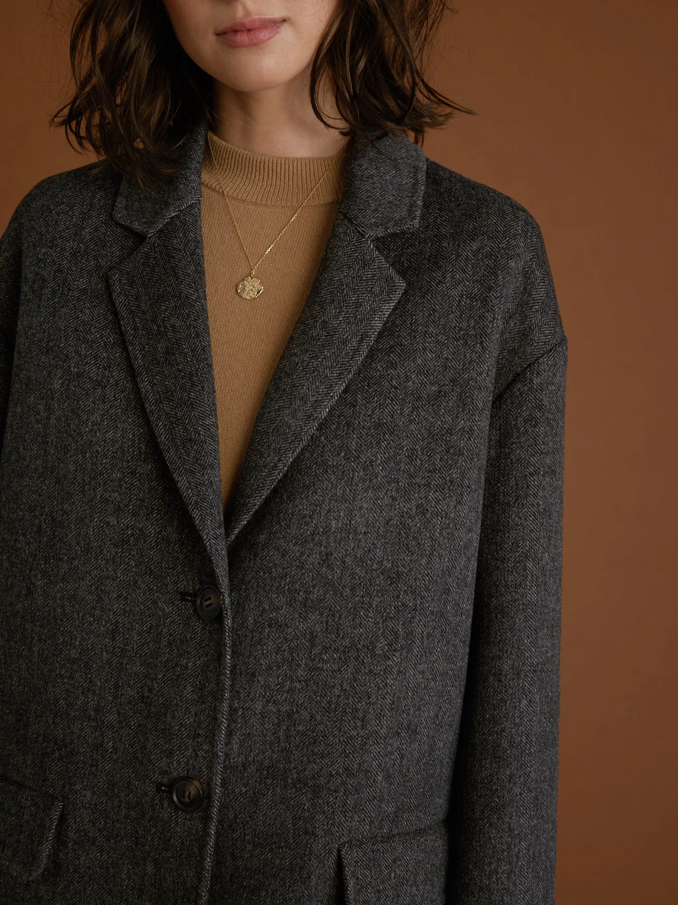 Veste Lainage Chevrons Femme 12 Veste Lainage Chevrons Femme – Image 10