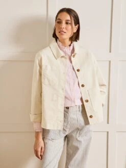 Veste Worker Jean Femme Coton Biologique
