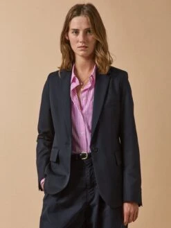 Veste Tailleur Lainage Uni Femme