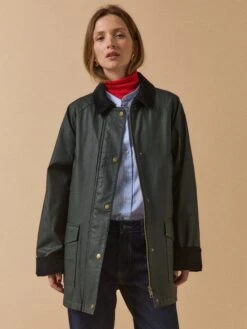 Veste Femme Coton Enduit