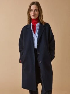 Manteau Lainage Double Face Femme
