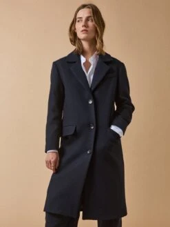 Manteau Long Col Tailleur Lainage Uni Femme -Cyrillus Boutique 00200 0786 2014 PO FA F12X bc623ebb 470e 46c5 90f1 76d13a00b0df