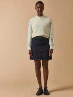 Jupe Courte Jean Femme - Denim Coton Biologique -Cyrillus Boutique 00600 0835 2027 PO PE F1XX