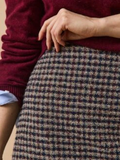 Jupe Courte Tweed Carreaux Femme 10 Jupe Courte Tweed Carreaux Femme -Cyrillus Boutique 00600 0898 C034 PO DP F1XX