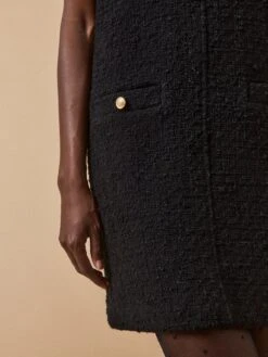 Robe Courte Sans Manches Tweed Femme -Cyrillus Boutique 00900 1418 7001 PO DP F12X