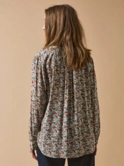 Chemise Femme Tissu Liberty Libby - Limited Collection -Cyrillus Boutique 01000 1795 L041 PO DO F12X