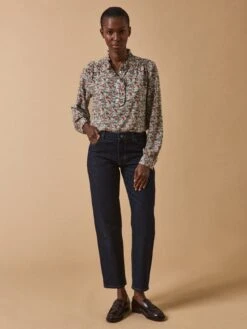 Blouse Col Volanté Femme Tissu Liberty Libby - Limited Collection 9 Blouse Col Volanté Femme Tissu Liberty Libby - Limited Collection -Cyrillus Boutique 01000 1800 L041 PO PE F1XX