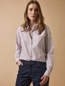 Chemise Rayée Femme Coton Biologique