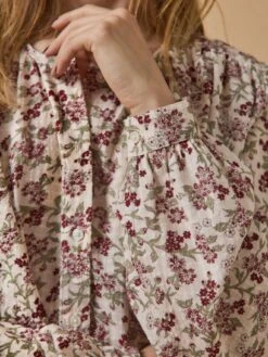 Blouse Femme Tissu Texturé Imprimé Mathilde -Cyrillus Boutique 01000 1815 I210 PO DP F1XX