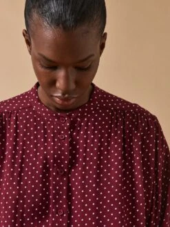 Chemise Col Lavallière Femme Viscose Imprimé Pois 10 Chemise Col Lavallière Femme Viscose Imprimé Pois -Cyrillus Boutique 01000 1820 P008 PO DP F1XX