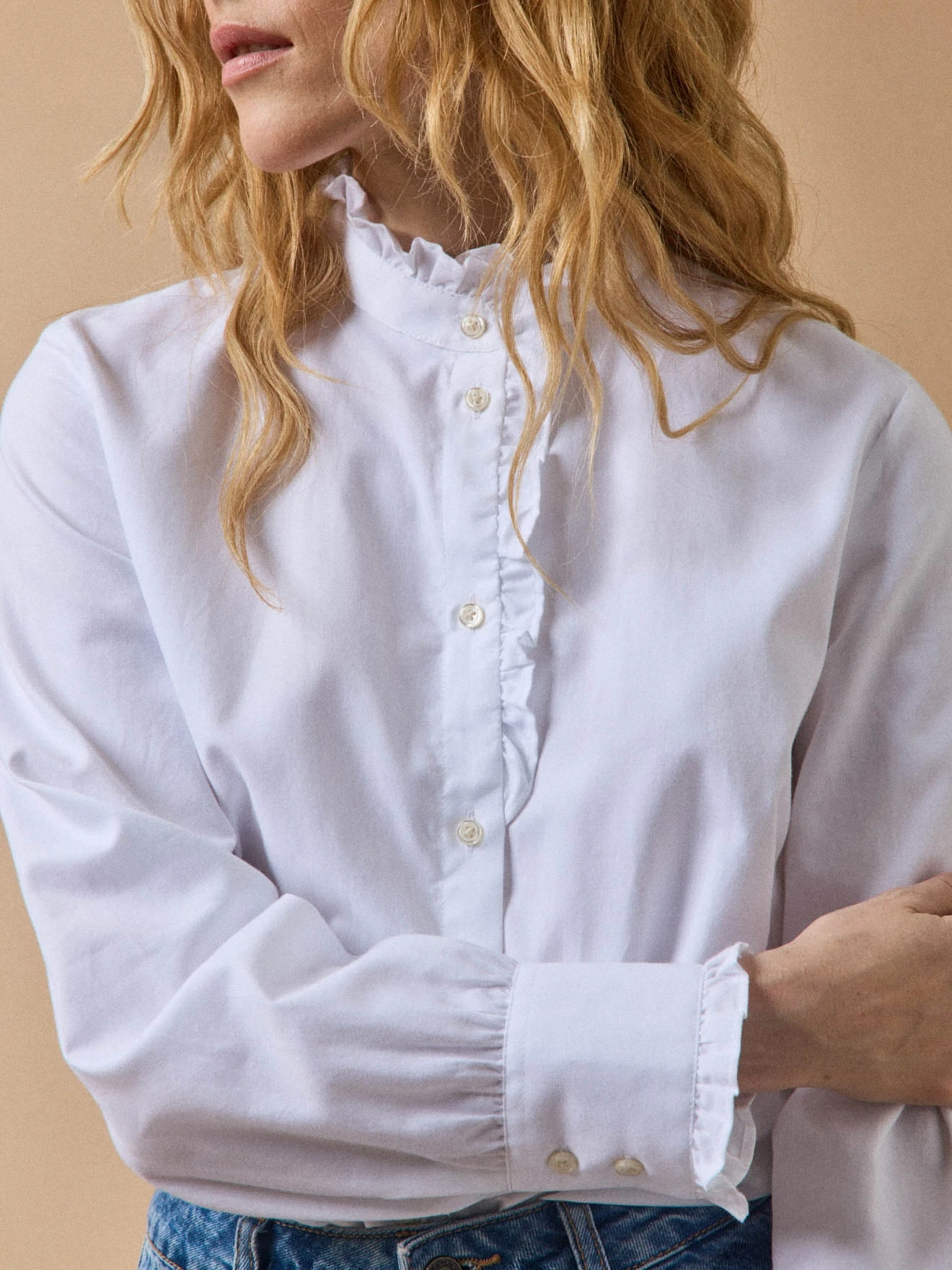 Chemise Tissu Oxford Coton Biologique Femme Emilie 5 Chemise Tissu Oxford Coton Biologique Femme Emilie â Image 3