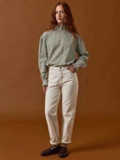 Blouse Vichy Femme - Cyrillus X Apaches Collections -Cyrillus Boutique 01000 1844 3013 PO PE F12X