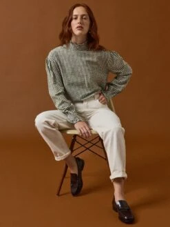 Blouse Vichy Femme - Cyrillus X Apaches Collections -Cyrillus Boutique 01000 1844 3013 PO PE F1XX