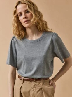 T-shirt Manches Courtes Femme Coton Biologique