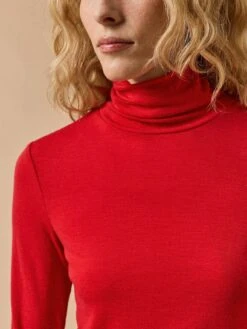 T-shirt Col Roulé Femme Jersey De Laine 8 T-shirt Col Roulé Femme Jersey De Laine -Cyrillus Boutique 01017 1063 4004 PO DP F1XX