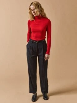 T-shirt Col Roulé Femme Jersey De Laine 9 T-shirt Col Roulé Femme Jersey De Laine -Cyrillus Boutique 01017 1063 4004 PO PE F1XX