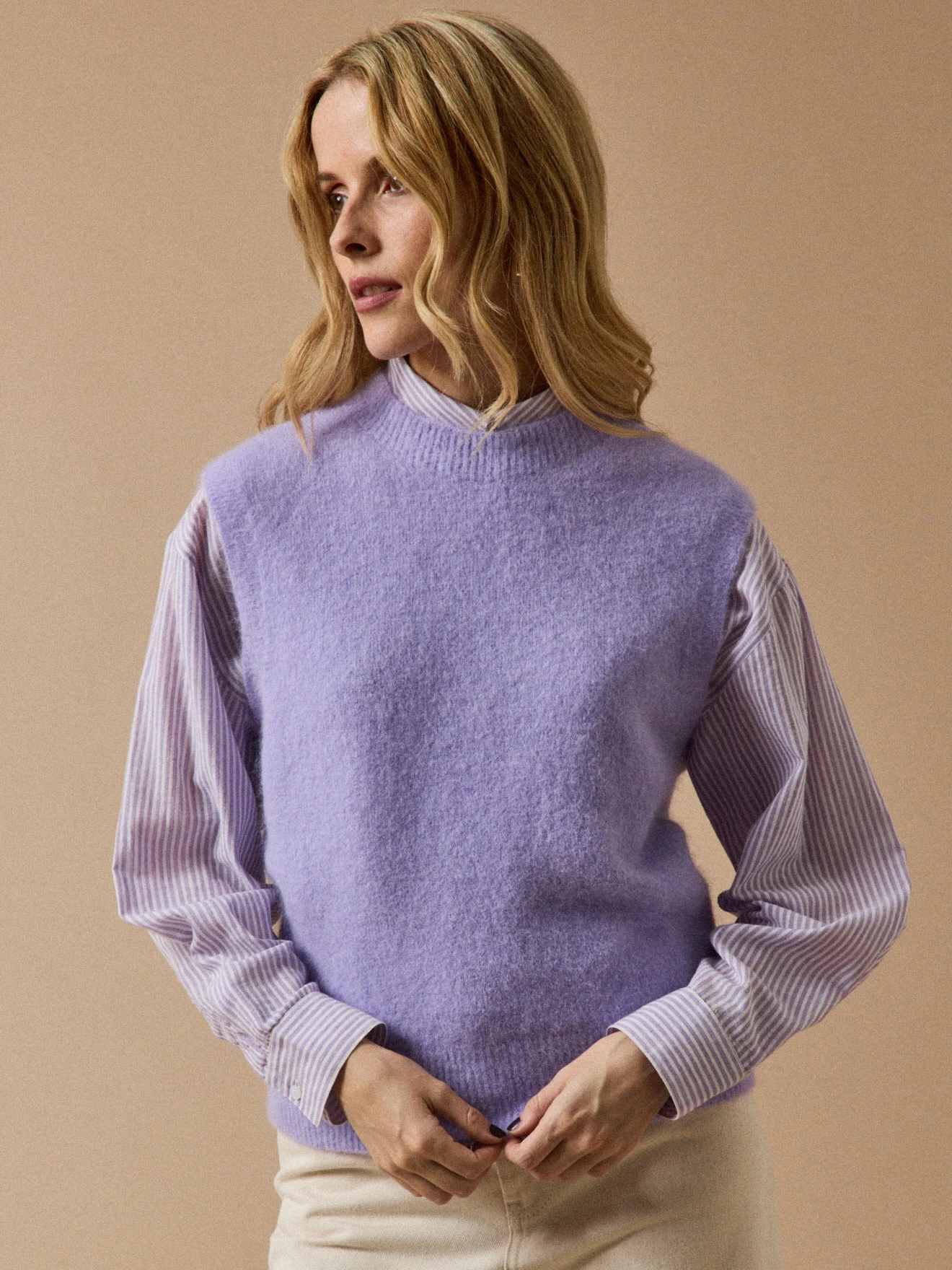 Pull Sans Manches Femme Mélange Alpaga 3 Pull Sans Manches Femme Mélange Alpaga