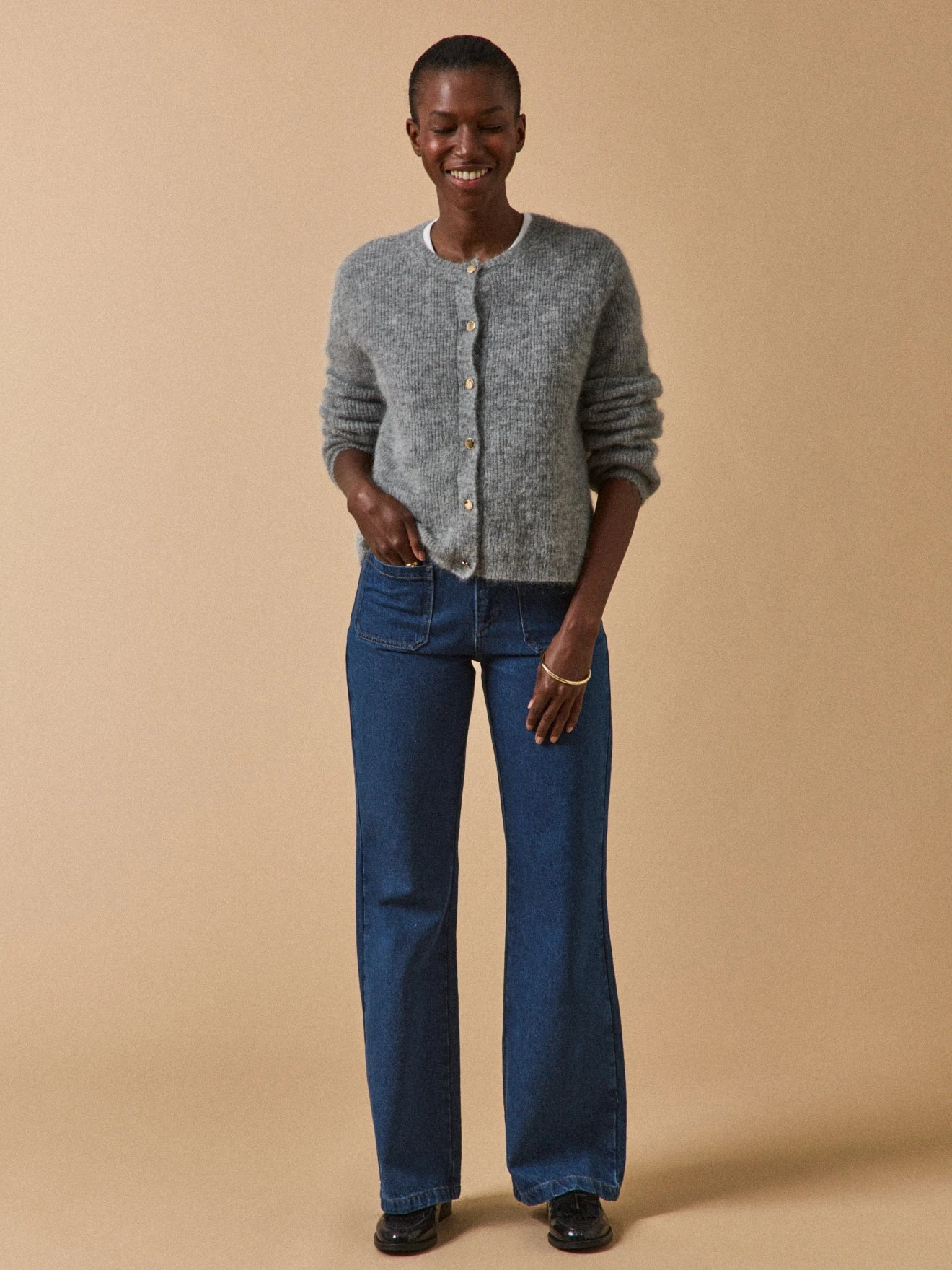 Gilet Femme Avec Laine Et Mohair 8 Gilet Femme Avec Laine Et Mohair – Image 6