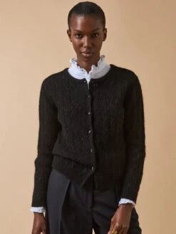 Gilet Réversible Femme Mélange Kid Mohair -Cyrillus Boutique 01100 1413 7001 PO FA F12X