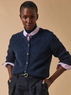 Gilet Femme Avec Laine, Alpaga Et Mohair