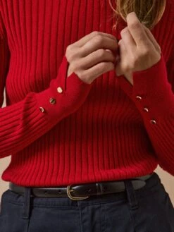 Pull Chaussette Maille Côtelée Femme Laine RWS* -Cyrillus Boutique 01100 1415 4004 PO DP F1XX