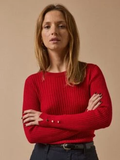 Pull Chaussette Maille Côtelée Femme Laine RWS* -Cyrillus Boutique 01100 1415 4004 PO FA F12X