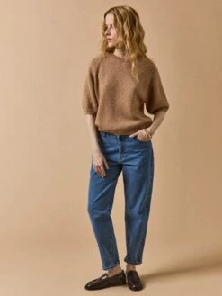 Pull Irisé Manches Courtes Femme -Cyrillus Boutique 01100 1417 9019 PO PE F1XX