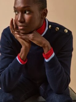 Pull Boutons Dorés Femme Laine RWS* 10 Pull Boutons Dorés Femme Laine RWS* -Cyrillus Boutique 01100 1424 2013 PO DP F1XX