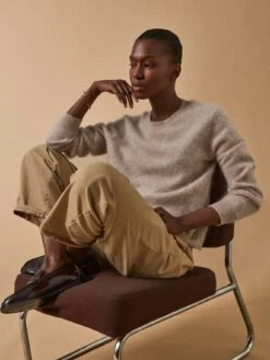 Pull Col Rond Laine Brossée Femme 13 Pull Col Rond Laine Brossée Femme -Cyrillus Boutique 01100 1429 9046 PO PE F12X