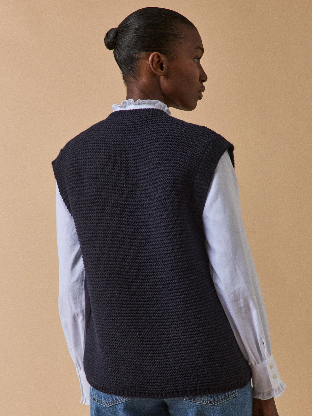 Gilet Sans Manches Femme Avec Laine 4 Gilet Sans Manches Femme Avec Laine – Image 2