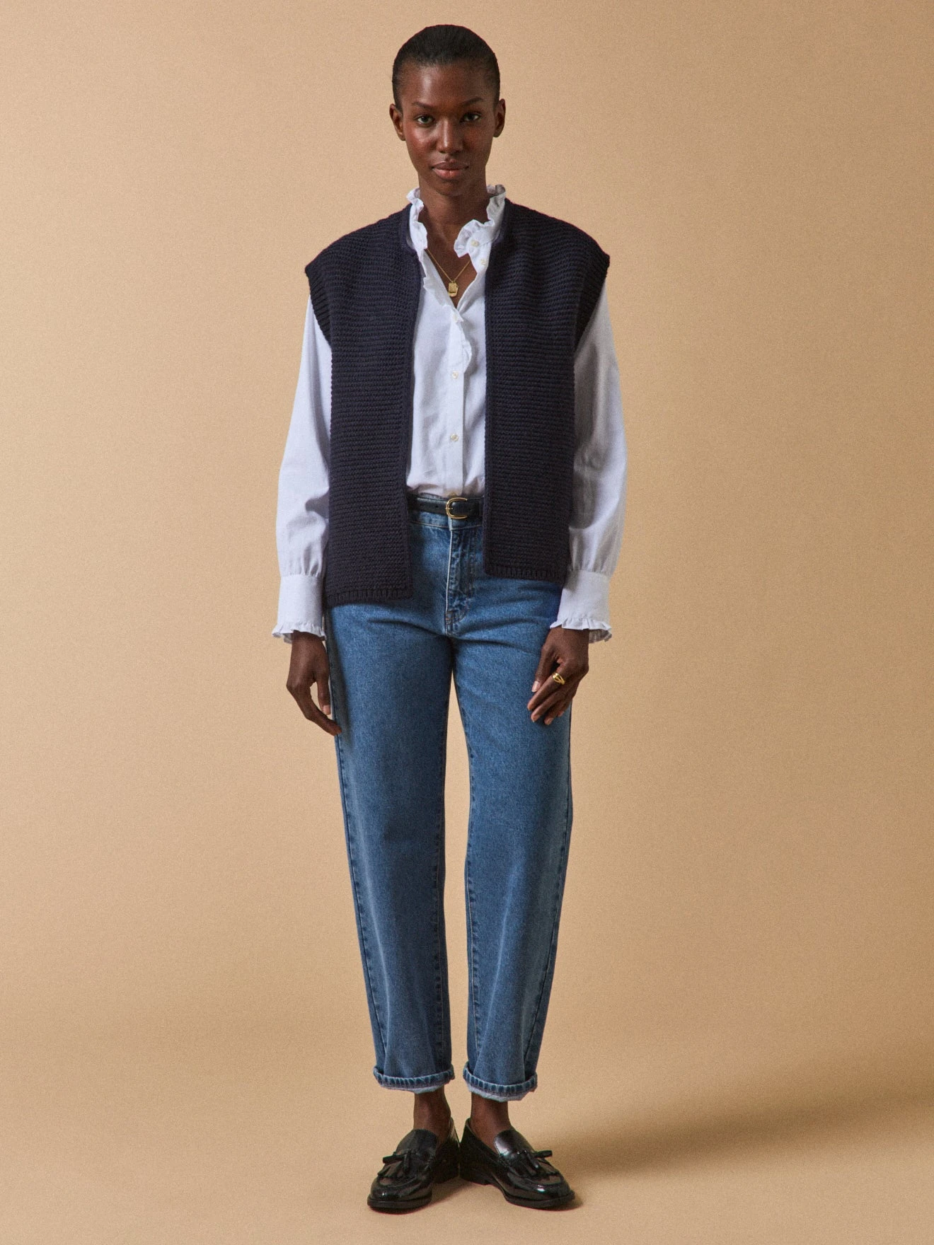 Gilet Sans Manches Femme Avec Laine 8 Gilet Sans Manches Femme Avec Laine – Image 6