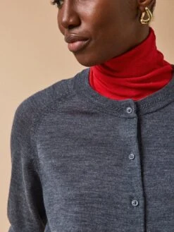 Gilet Boutonné Femme Laine Mérinos RWS* -Cyrillus Boutique 01100 1438 M036 PO DP F1XX