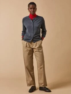 Gilet Boutonné Femme Laine Mérinos RWS* -Cyrillus Boutique 01100 1438 M036 PO PE F12X