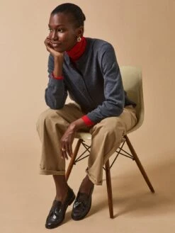 Gilet Boutonné Femme Laine Mérinos RWS* -Cyrillus Boutique 01100 1438 M036 PO PE F1XX