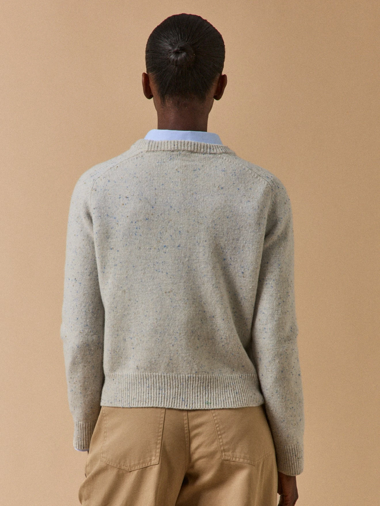 Pull Moucheté Femme Laine Mérinos RWS* 4 Pull Moucheté Femme Laine Mérinos RWS* – Image 2