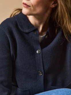 Gilet Col Chemise Maille Milano Femme -Cyrillus Boutique 01100 1441 2014 PO DP F1XX