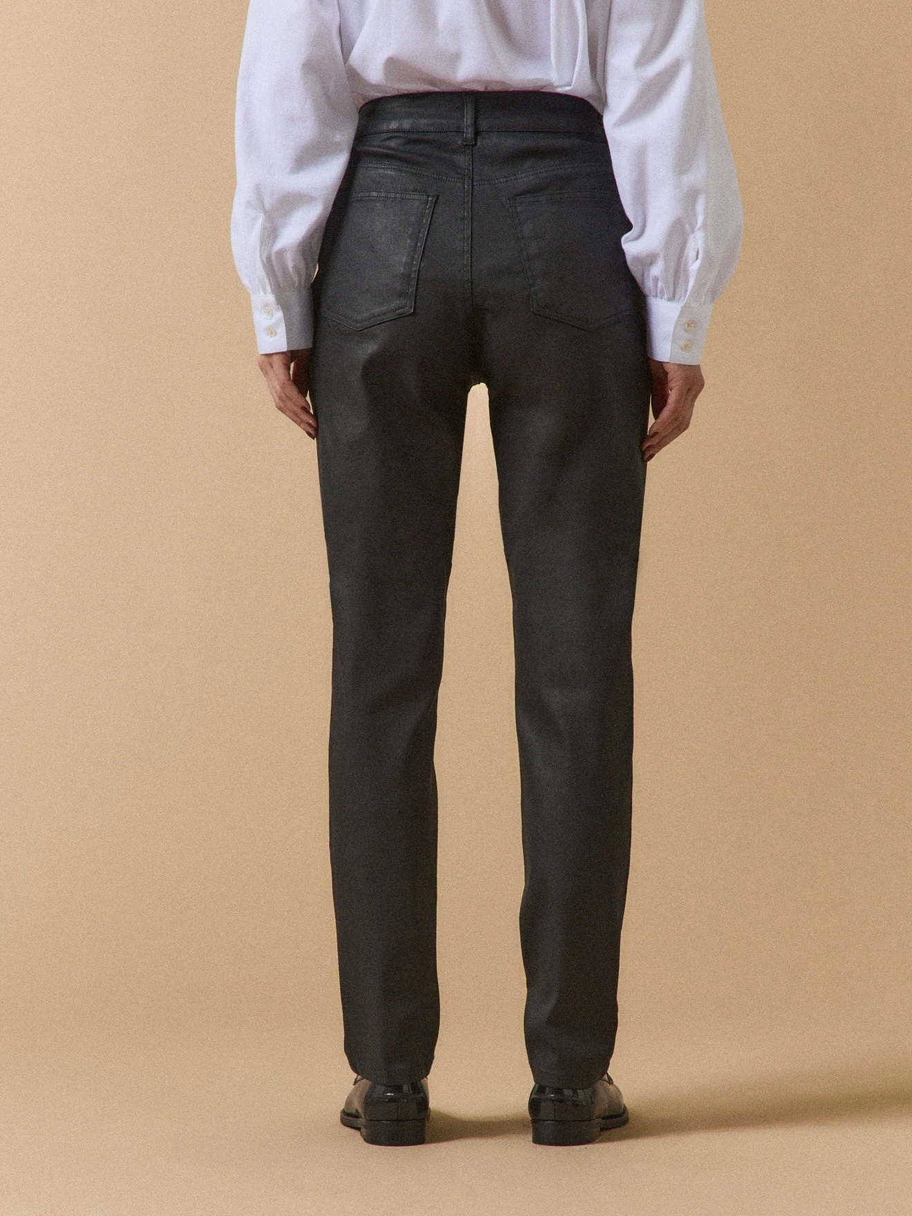 Jean Slim Enduit Femme Mathilde 4 Jean Slim Enduit Femme Mathilde – Image 2