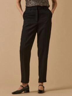 Pantalon Droit Tissu Crêpe Femme Joy
