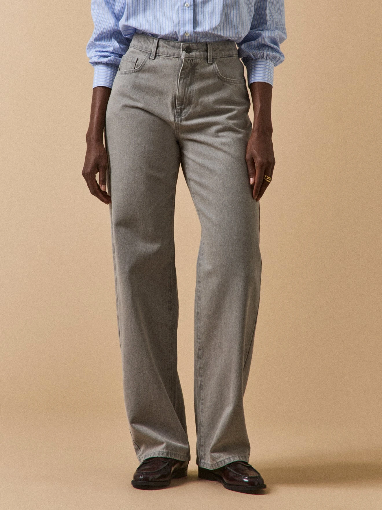 Jean Wide Leg Femme Zoé Coton Biologique 3 Jean Wide Leg Femme Zoé Coton Biologique