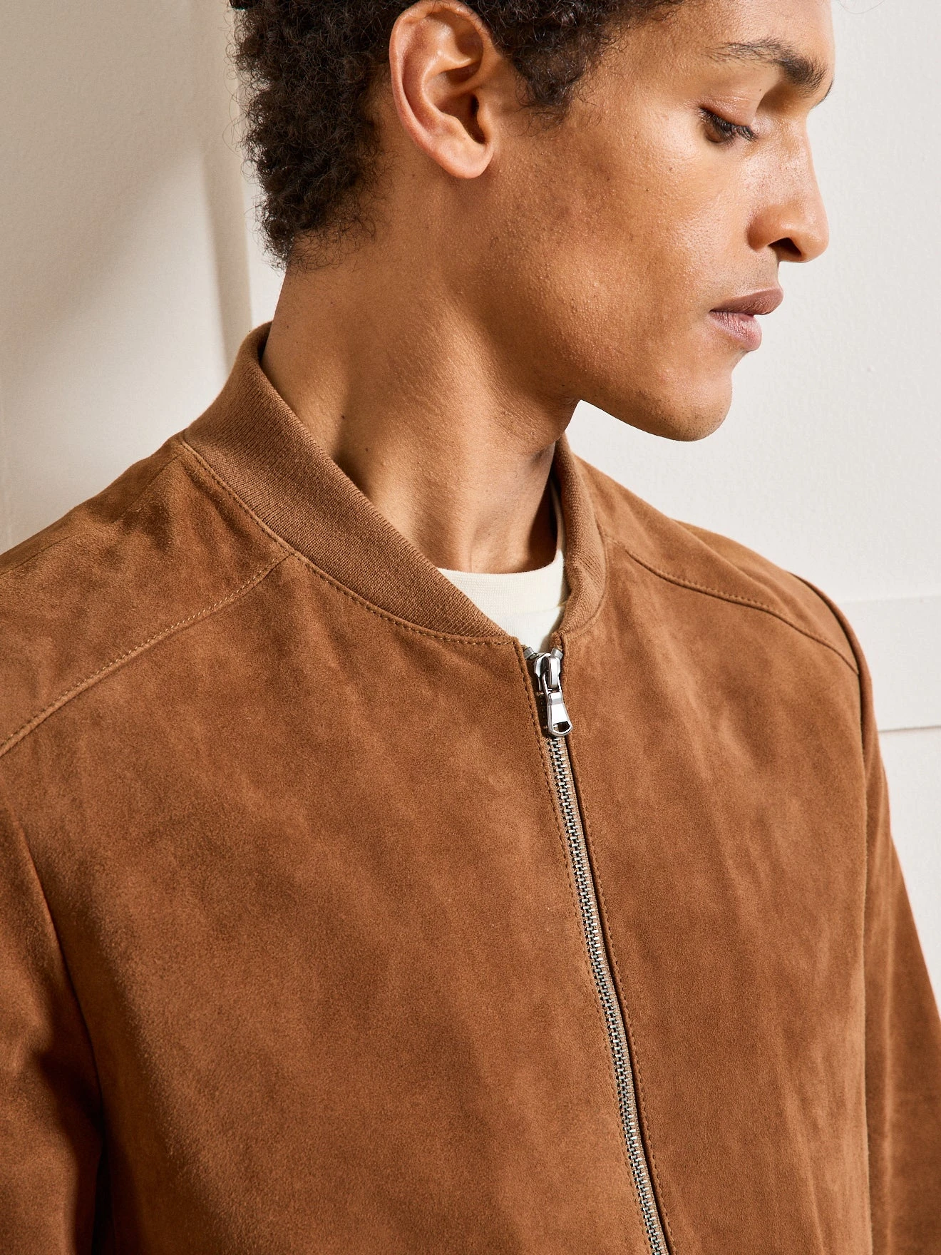 Blouson Zippé Velours De Chèvre Homme 6 Blouson Zippé Velours De Chèvre Homme – Image 4