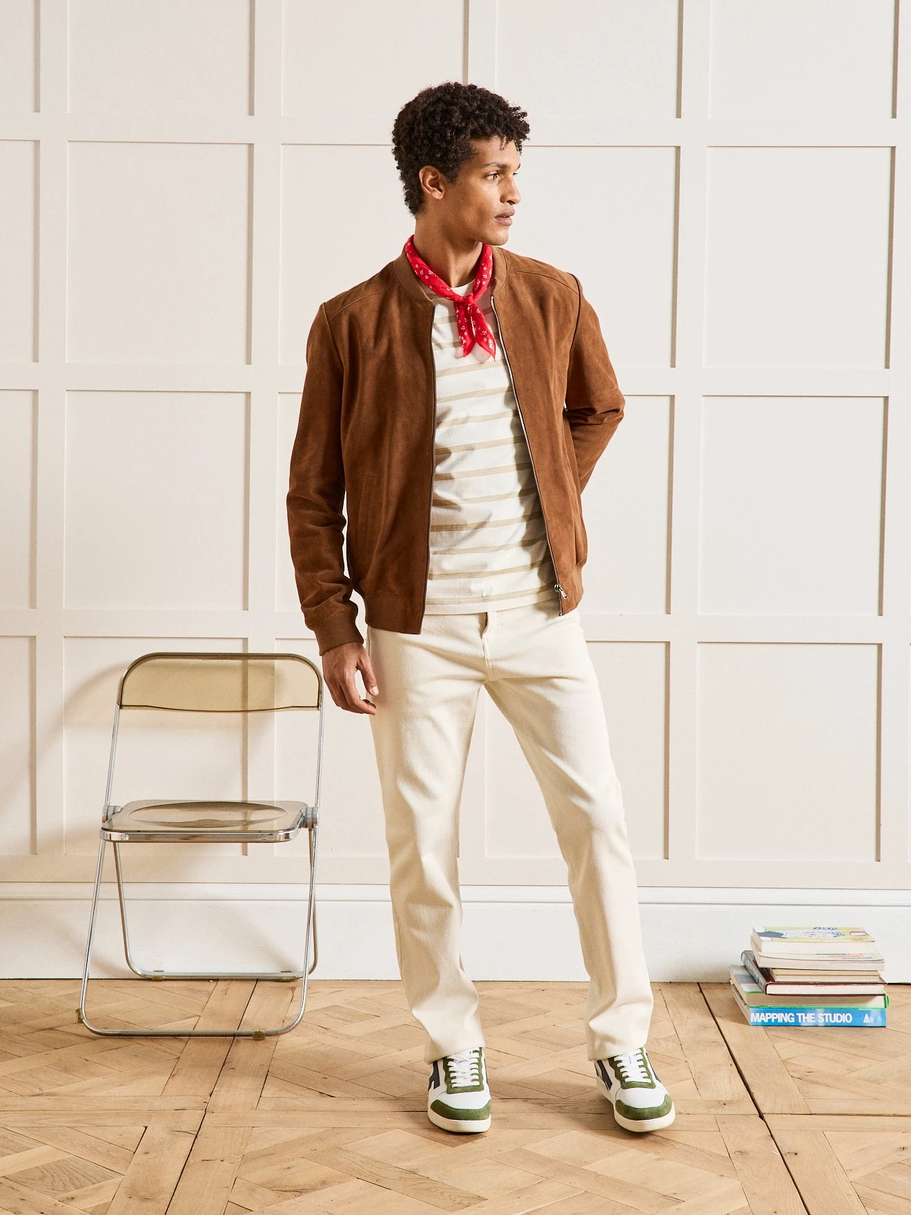 Blouson Zippé Velours De Chèvre Homme 8 Blouson Zippé Velours De Chèvre Homme – Image 6