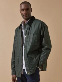 Veste Homme Coton Enduit