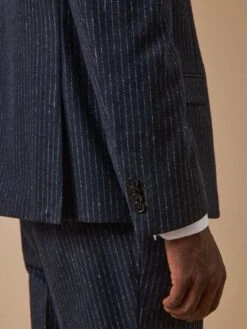 Veste De Costume Lainage Rayé Homme -Cyrillus Boutique 04500 0221 R050 PO DP F12X