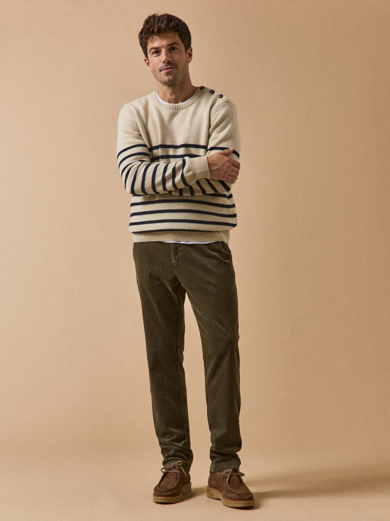 Pantalon Taille élastiquée Velours Grosses Côtes Homme 7 Pantalon Taille élastiquée Velours Grosses Côtes Homme – Image 5