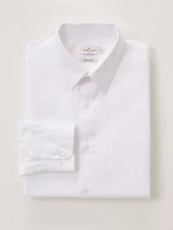 Chemise Regular Fit Homme Popeline Unie Easy Care