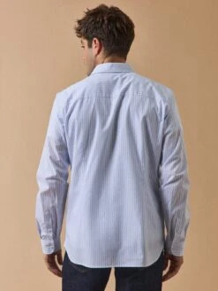 Chemise Popeline Rayée Slim Fit Homme 13 Chemise Popeline Rayée Slim Fit Homme -Cyrillus Boutique 05100 1415 R015 PO DO F1XX ad267de7 2ae9 456b ab0d 7295f1896b07