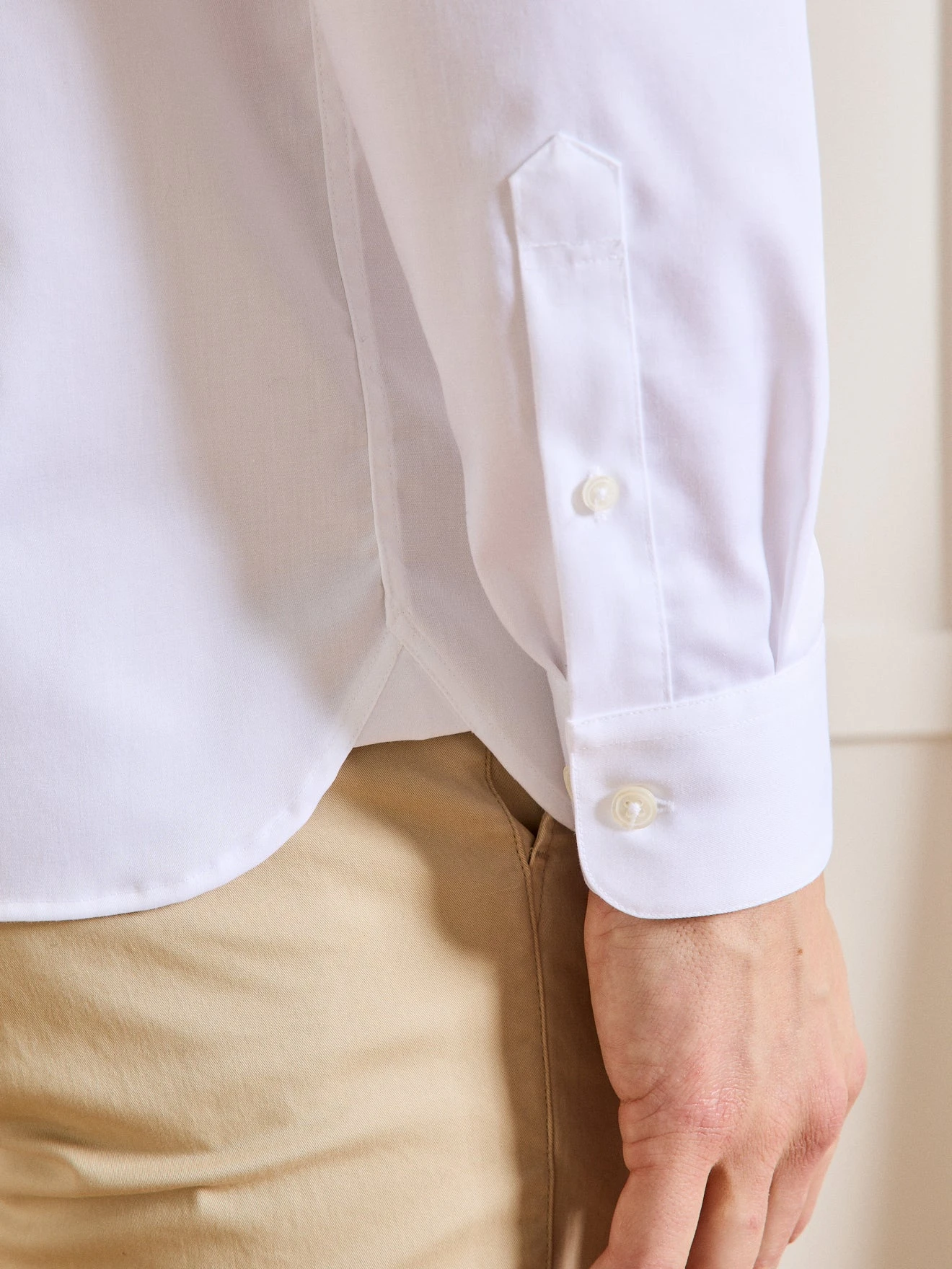 Chemise Unie Coton Twill Regular Fit Homme Non Iron 6 Chemise Unie Coton Twill Regular Fit Homme Non Iron – Image 4