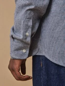 Chemise Flanelle Pied-de-puce Homme Coupe Contemporaine 12 Chemise Flanelle Pied-de-puce Homme Coupe Contemporaine -Cyrillus Boutique 05100 1436 7000 PO DP F12X