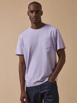 T-shirt Uni Brodé Homme Coton Biologique